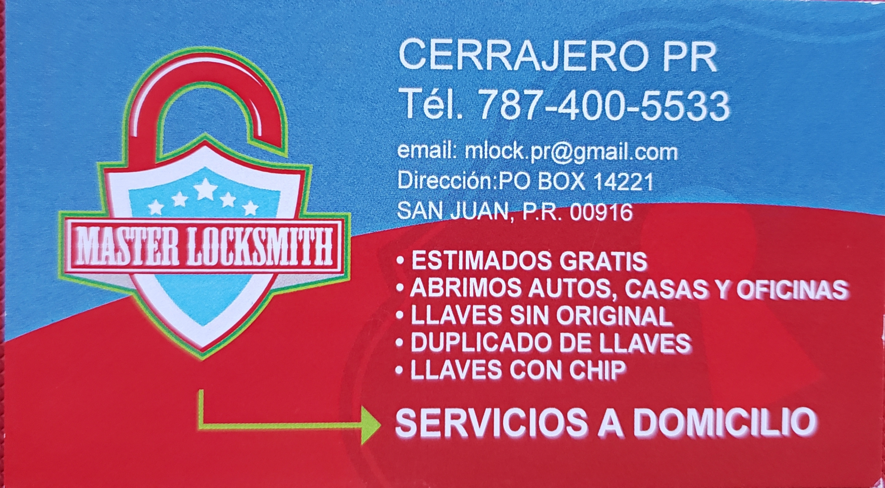 Imagen publicada de Máster locksmith pr